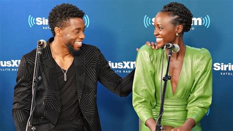 chadwick boseman and lupita nyong'o relationship|More.